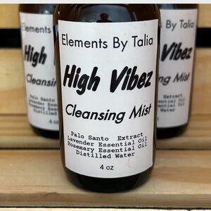 Palo Santo Cleansing Mist with Lavender & Rosemary Handcrafted All-Natural